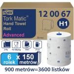 Tork Matic® H1 ręcznik w roli Hand 150m-12205