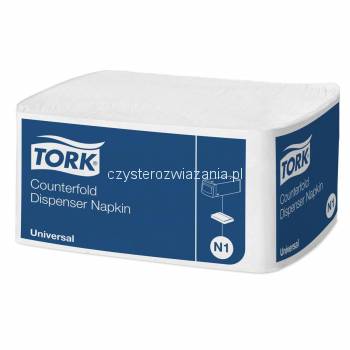 Tork Counterfold N1 serweteki dyspenserowe biały-16362