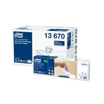 Tork Xpressnap® N4 serwetki białe ex. miękkie dysp-20904