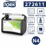 Tork Xpressnap® N4 dozownik serw. w składce Czarny