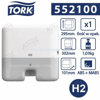 Tork Xpress® H2 dozownik ręczników Biały MINI