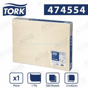 Tork kremowa podkładka papierowa 31x42 500szt