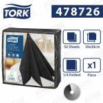 Tork Linstyle® czarna serwetka obiadowa 39x39