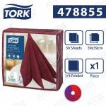 Tork Linstyle® bordowa serwetka obiadowa 39x39