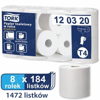 Tork T4 papier toalet. w rolce konw. 23 m 2w-22856
