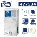 Tork biała serwetka koktajlowa 24x24 2400szt