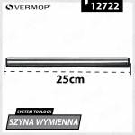 Vermop szyna wymienna z gumą 25 cm