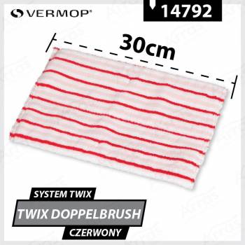 Vermop Twix Doppelbrush 30 cm, czerwony