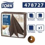 Tork Linstyle® brązowa serwetka obiadowa 39x39