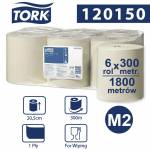 Tork M2 Centerfeed Maxi Ręcznik papierowy 300m/20,5cm 1-warstwowy Żółte Universal