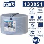 Tork W1 Czyściwo papierowe w roli 510m/23,5cm 2-warstwowe Niebieskie Premium