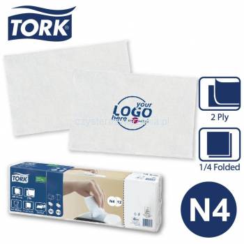 Tork Xpressnap® N4 serwetki białe ex. miękkie dysp