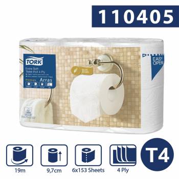 Tork T4 papier toalet. w rolce konw.19,1 m 4w-24992