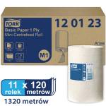 Tork M1 Centerfeed Mini Ręcznik papierowy 1-warstwowy 120m/21,5cm Biały Universal