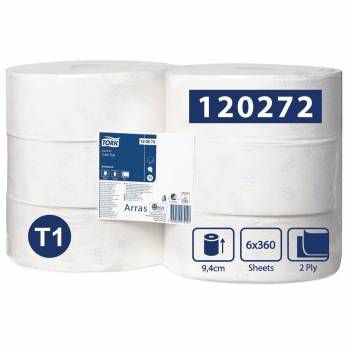 Tork Jumbo T1 papier toaletowy 360 m Biały-25043
