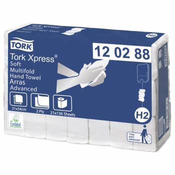 Tork Xpress® H2 ręcznik miękki- 4 panelowy-25049