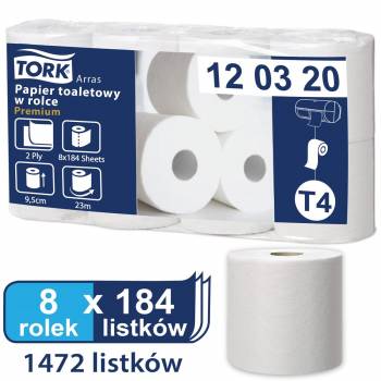 Tork T4 papier toalet. w rolce konw. 23 m 2w