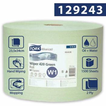 Tork czyściwo papierowe 2w 510m 23,5cm Zielony W1-25088