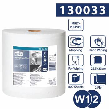 Tork czyściwo papierowe 2w 280m 25,5cm Biały W1/W2-25093