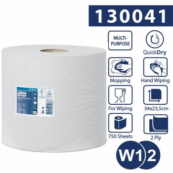 Tork czyściwo papierowe 2w 255m 23,5cm Biały W1/W2-25099