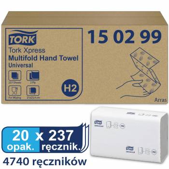 Tork Xpress® H2 ręcznik- 3 panelowy  