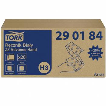 Tork H3 ręcznik biały ZZ Advance Hand-25270