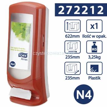 Tork Xpressnap® N4 doz. serw. w składce pion-25218