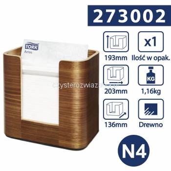 Tork Xpressnap® N4 dozownik serw. - drewnian-25246