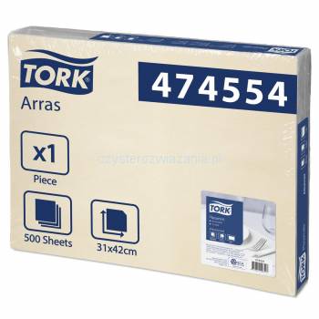 Tork kremowa podkładka papierowa 31x42 500szt-25394