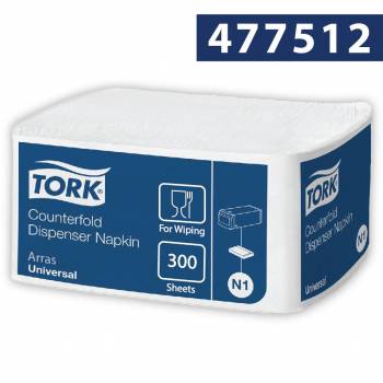 Tork Counterfold N1 serweteki dyspenserowe biały-25422