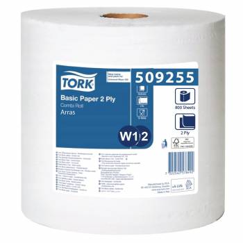 Tork czyściwo papierowe 2w 184m 23,4cm Białe W1/W2-25488