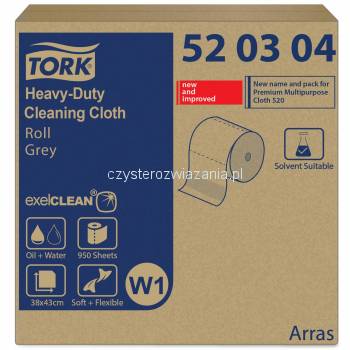Tork czyściwo włókninowe 1w 361m 38cm Szary W1-25525