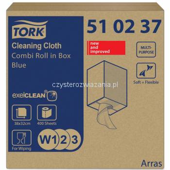 Tork czyściwo włókninowe 1w 152m 32cm Blue W1/2/3-25502