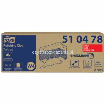 Tork czyściwo włókninowe 35,5x43cm 130szt Biały W4-25504