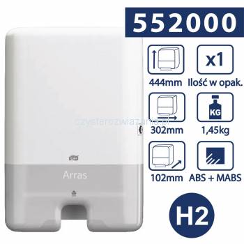 Tork Xpress® H2 dozownik ręczników Biały MAXI-25564
