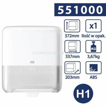Tork Matic® H1 dozownik ręczników w roli Biały-25555