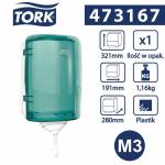 Tork Reflex™ Mini M3 Dozownik do ręczników papierowych centralnie dozowanych Turkusowy Performance Line