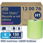 Tork Matic® H1 ręcznik zielony w roli 150m