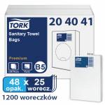 Tork B5 woreczki sanitarne Biały (25 szt.)-20024